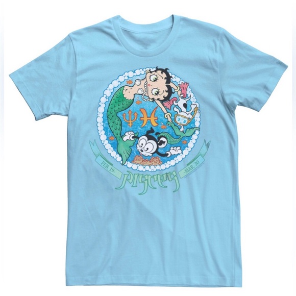 New Betty Boop Zodiac Graphic Tees - Picture 3 of 3